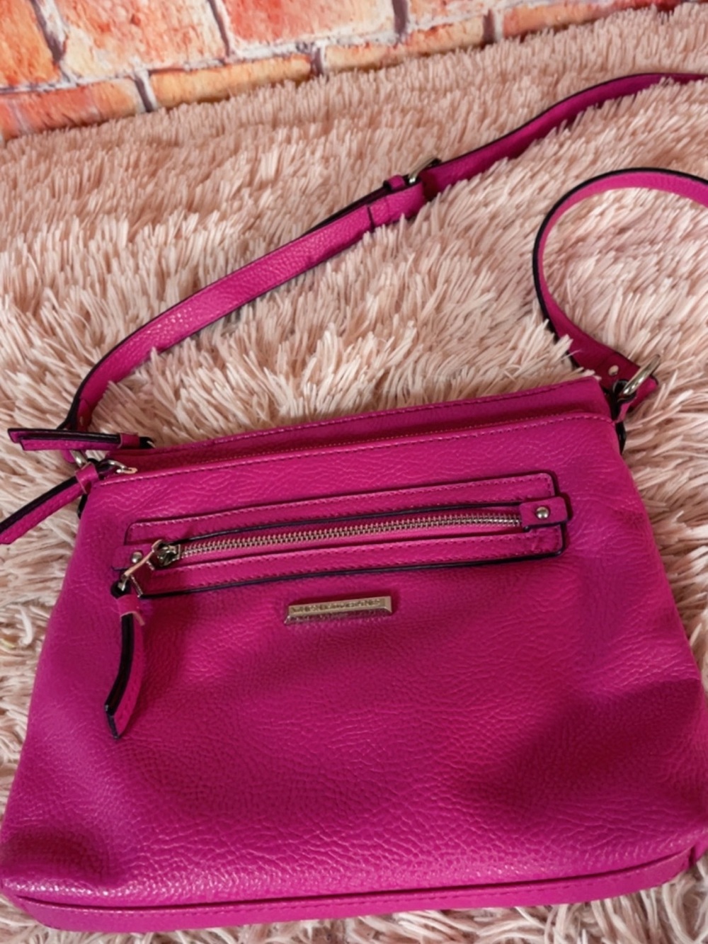 Dana Buchman Hot Pink Crossbody Bag